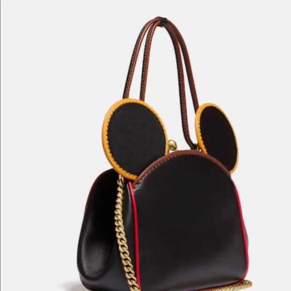 NWT COACH Disney Mickey Kisslock Bag 4720 - Picture 2 of 13